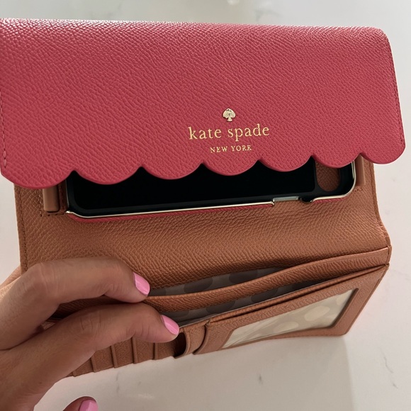 Kate Spade Pink Morris Lane Trifold Leather - Picture 5 of 5